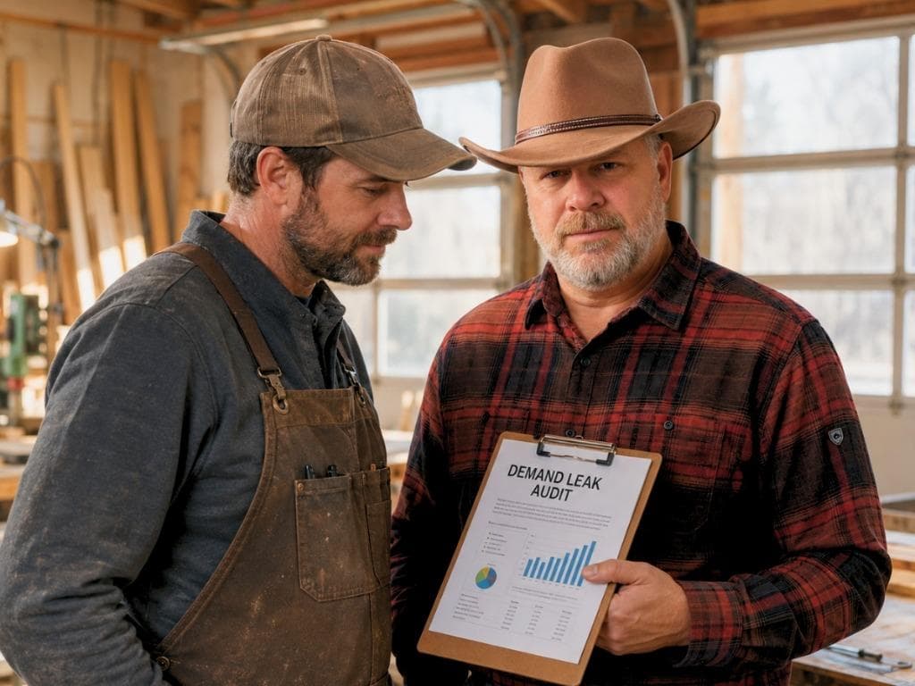 Under the Hood Audit — a diagnostic review for local service businesses Reviewing an Under the Hood Audit with a service-business owner