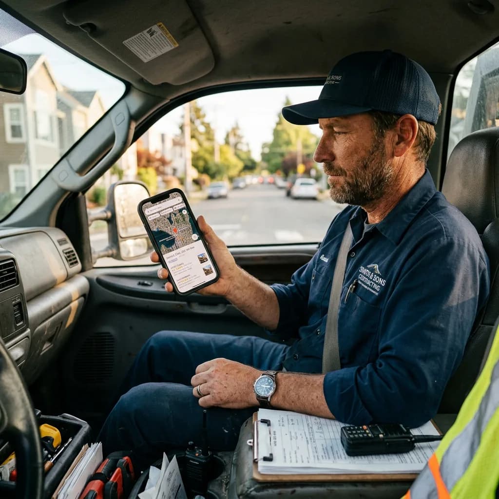 Google Business Profile optimization for local service businesses in Missoula, Montana Google Profile optimization analysis on tablet